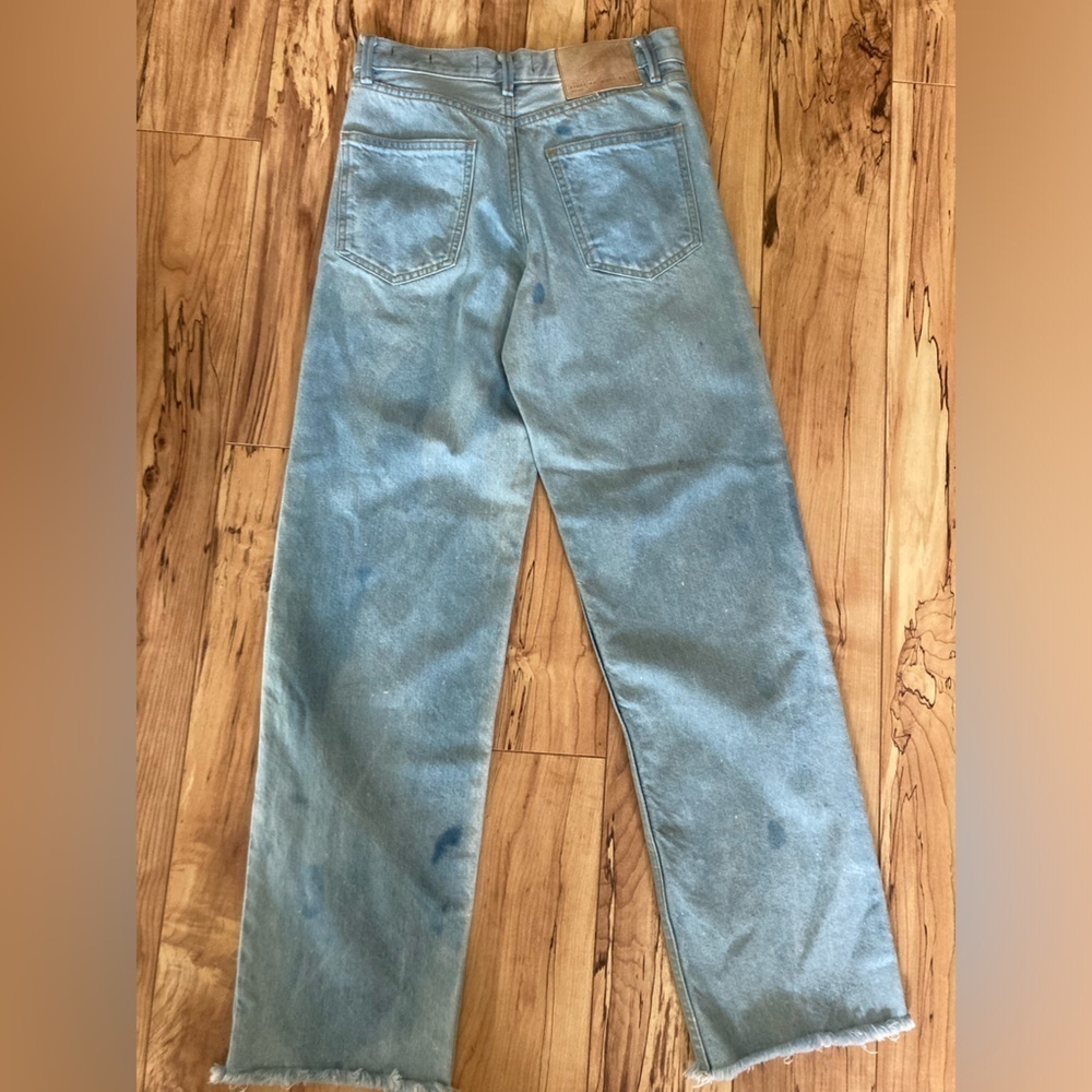 Zara jeans the new daddy high rise size 2 baggier legs - Picture 6 of 7